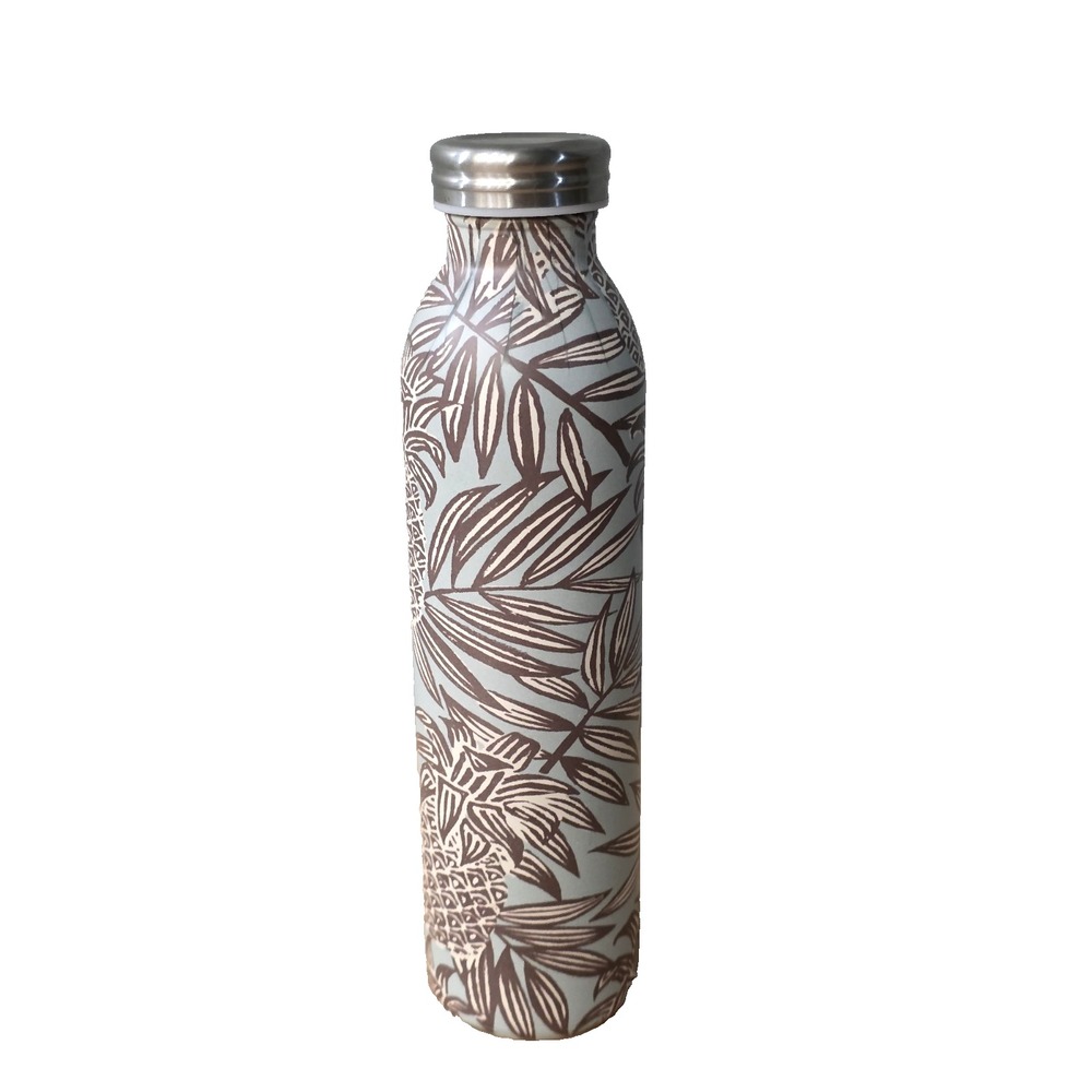 Stainless Steel Insulated Bottle 20oz HOT COLD Multicolor Abstract Art With Lid
